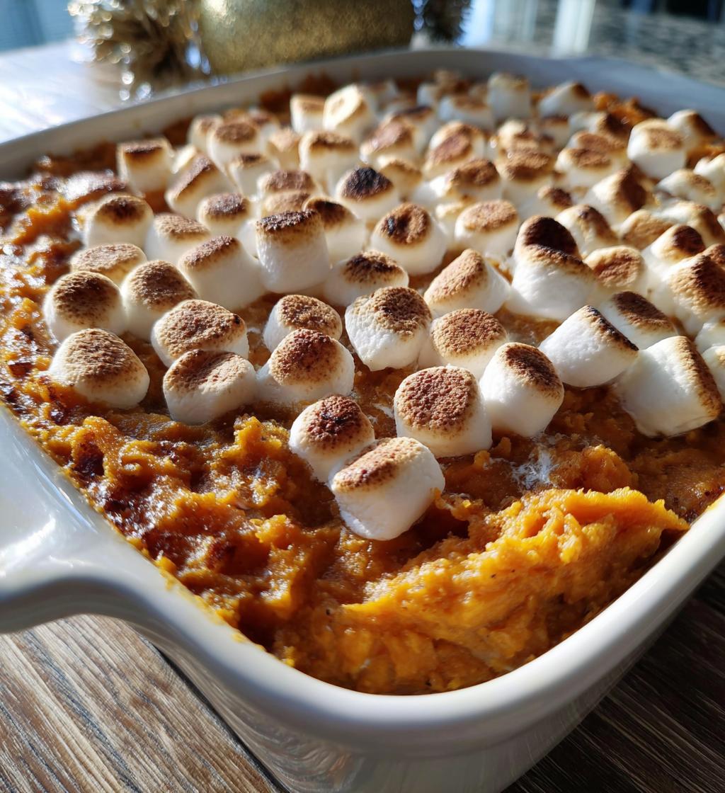 Crockpot Sweet Potato Casserole - detail 1