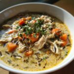 Crockpot Wild Rice Chicken Soup