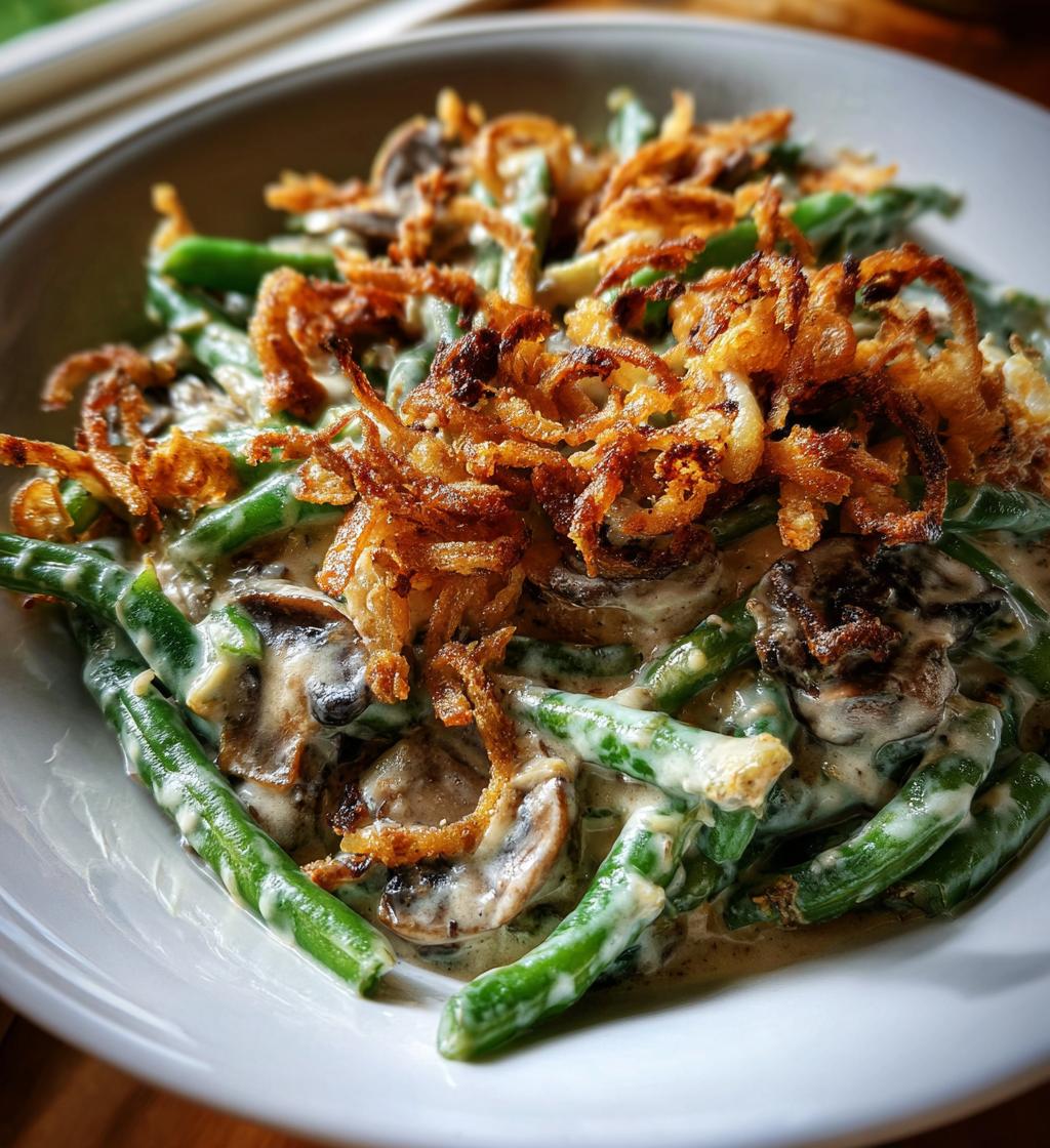 Dairy Free Green Bean Casserole