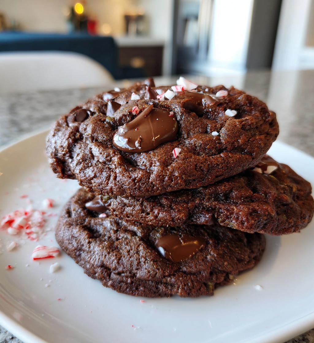 Double Chocolate Peppermint Cookies - detail 1
