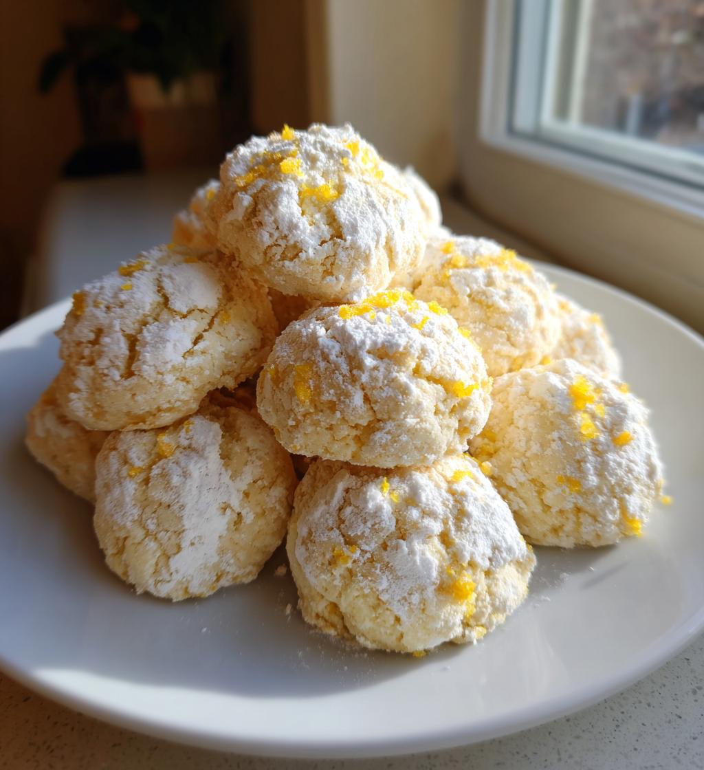 Dreamy Lemon Snowball Cookies - detail 1