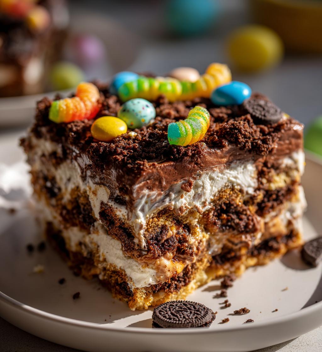Easter Dirt Cake Casserole - detail 1