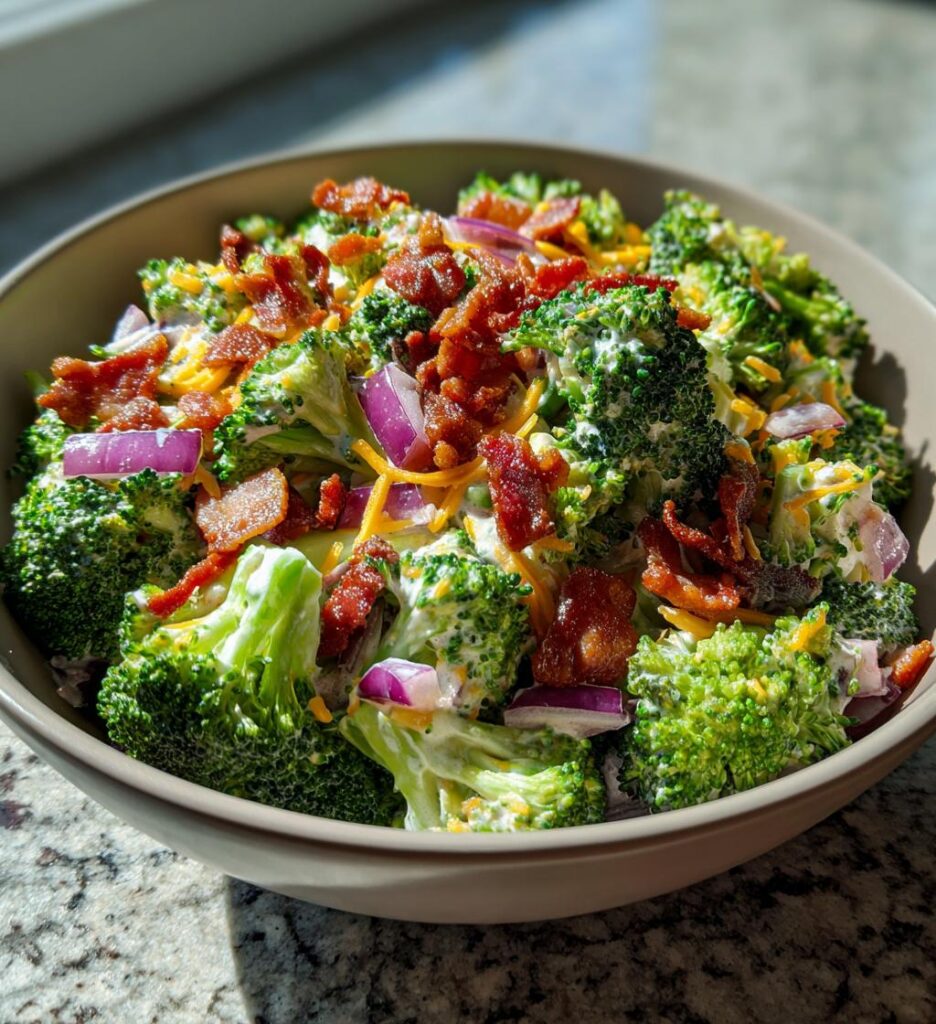 Easy Broccoli Bacon Salad