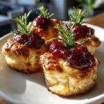 Easy Cranberry Brie Bites