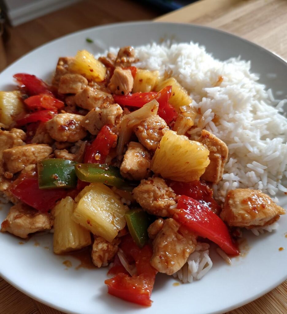 Easy Pineapple Chicken with Rice