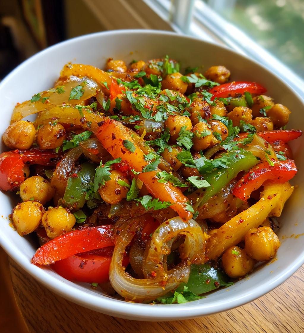 Easy Spicy Chickpea Stir-Fry - detail 1