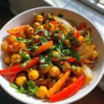 Easy Spicy Chickpea Stir-Fry