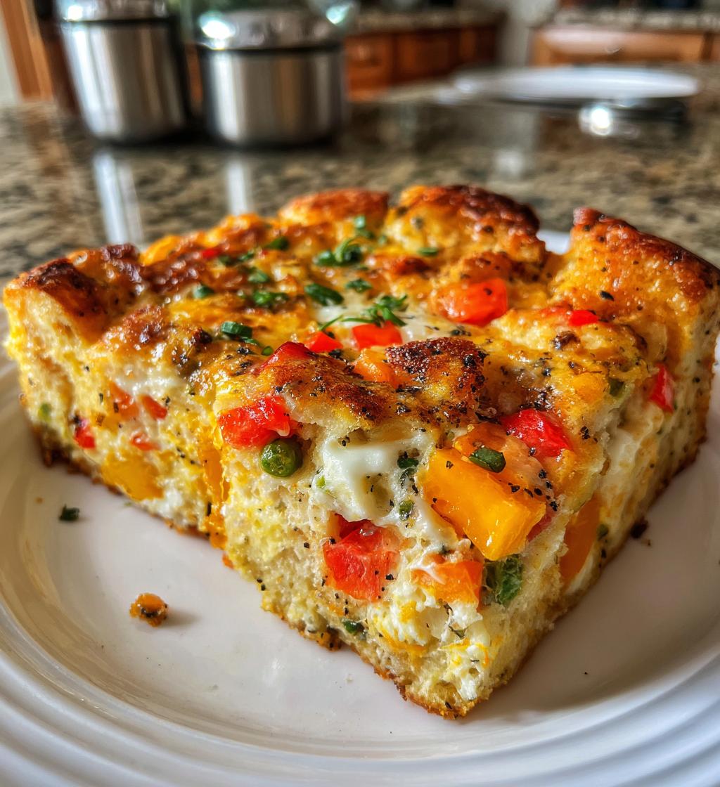 Eggless Breakfast Casserole