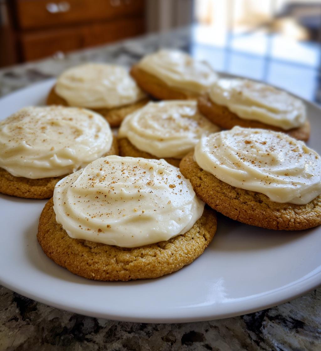 Eggnog Cookies with Eggnog Frosting - detail 1