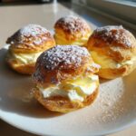 Eggnog Cream Puffs