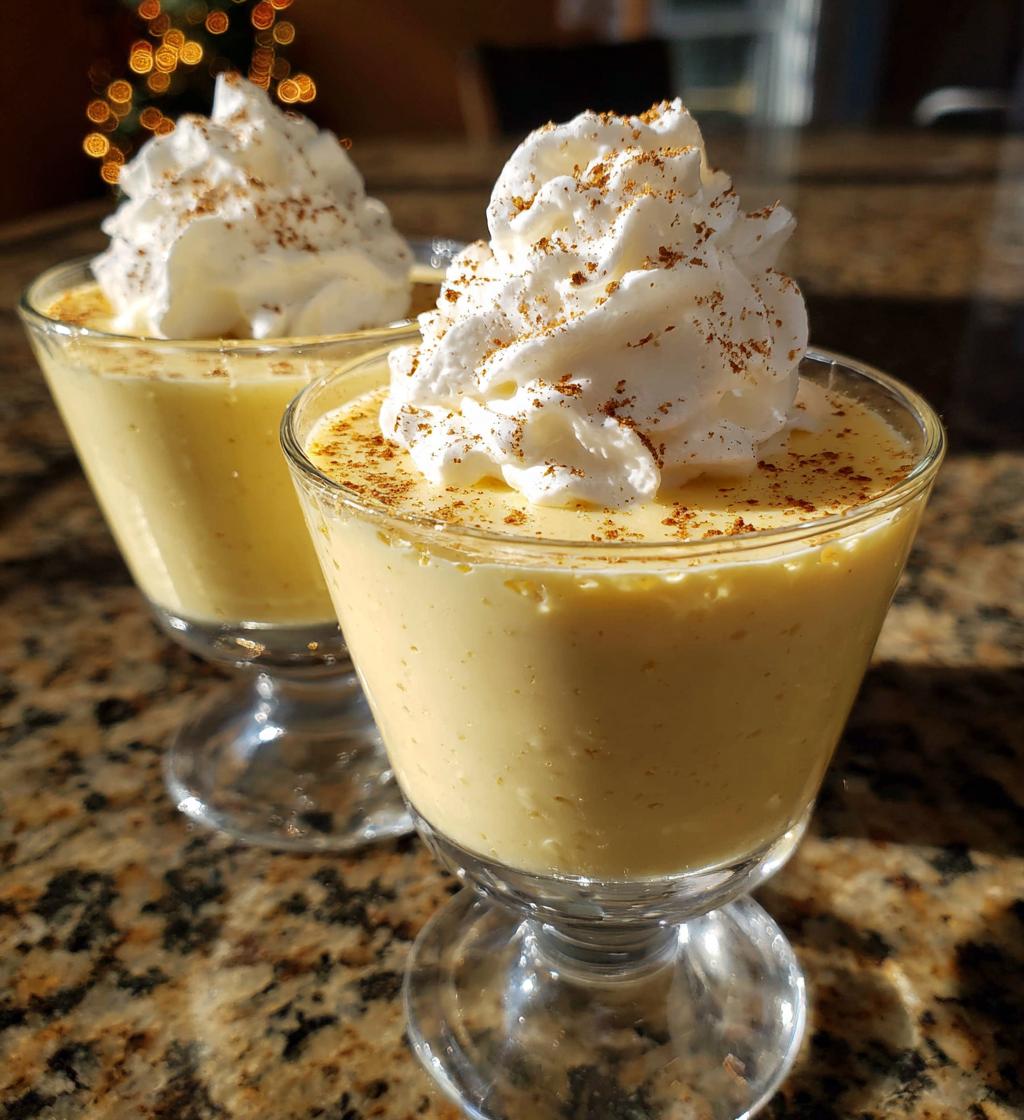 Eggnog Panna Cotta