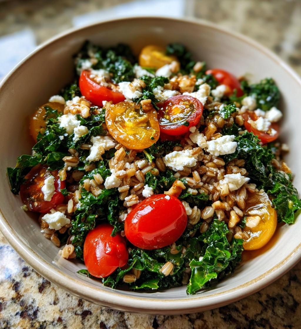 Farro Kale Salad - detail 1