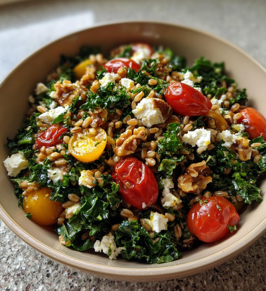 Farro Kale Salad