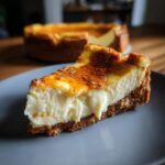 Festive Eggnog Dessert with Gingerbread Crust