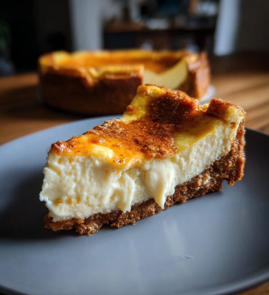 Festive Eggnog Dessert with Gingerbread Crust