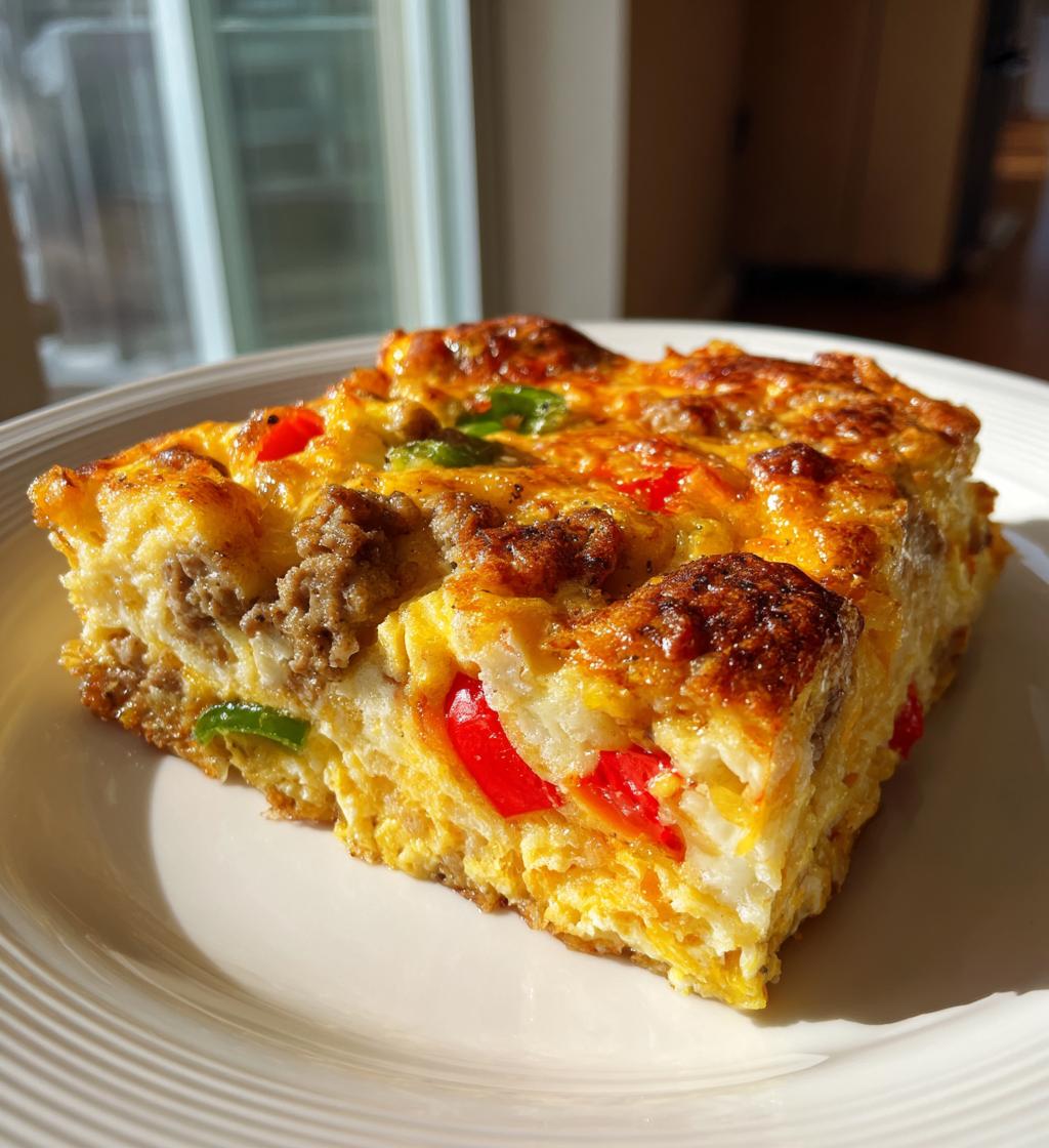 Freezer Breakfast Casserole - detail 1