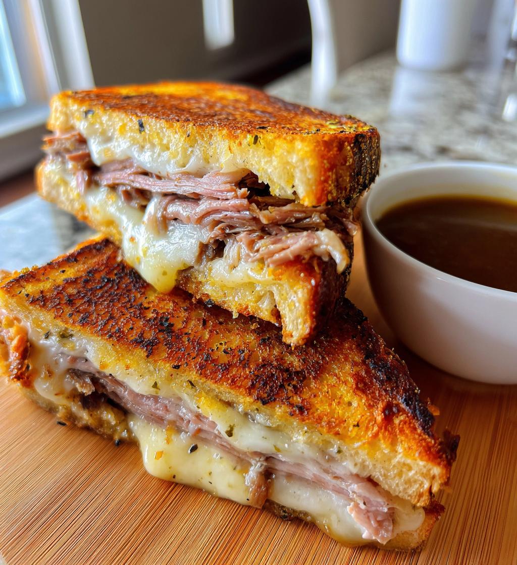 French Dip Grilled Cheese - detail 1