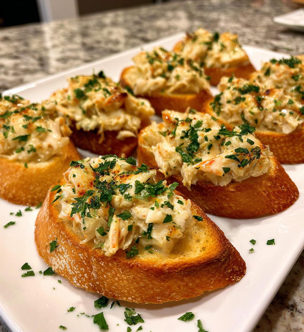 Garlic Butter Crab Toasts - detail 1