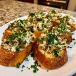 Garlic Butter Crab Toasts