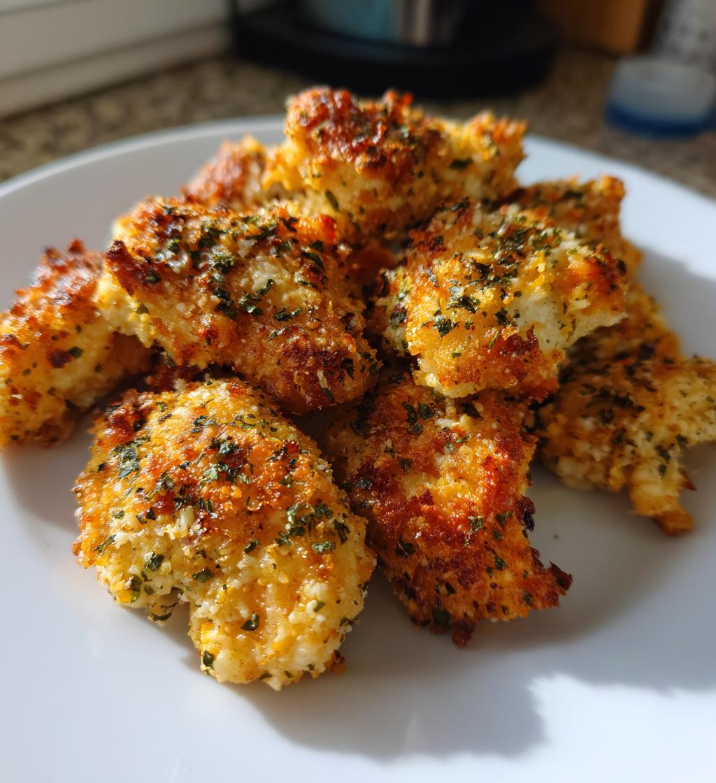 Garlic Parmesan Chicken Bites