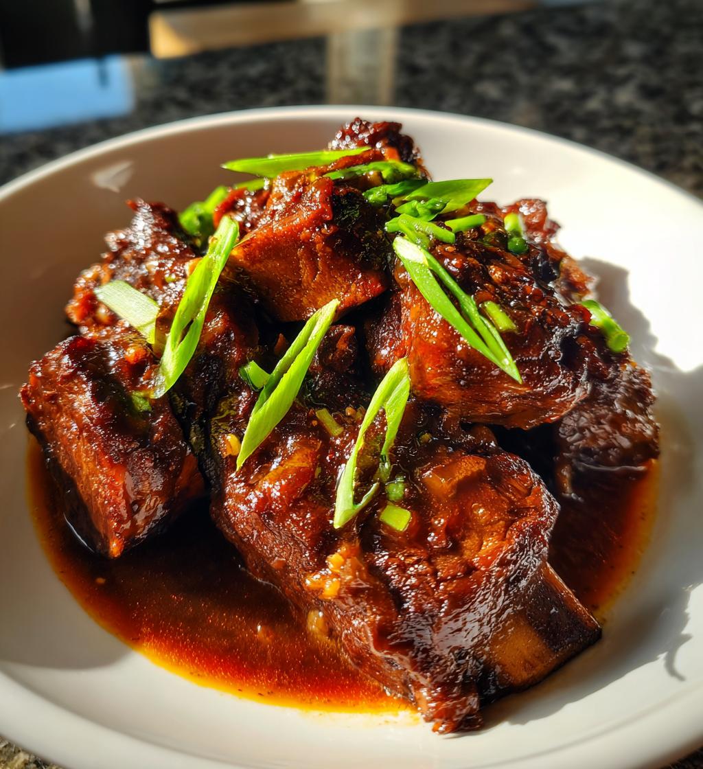 Ginger Miso Braised Short Ribs