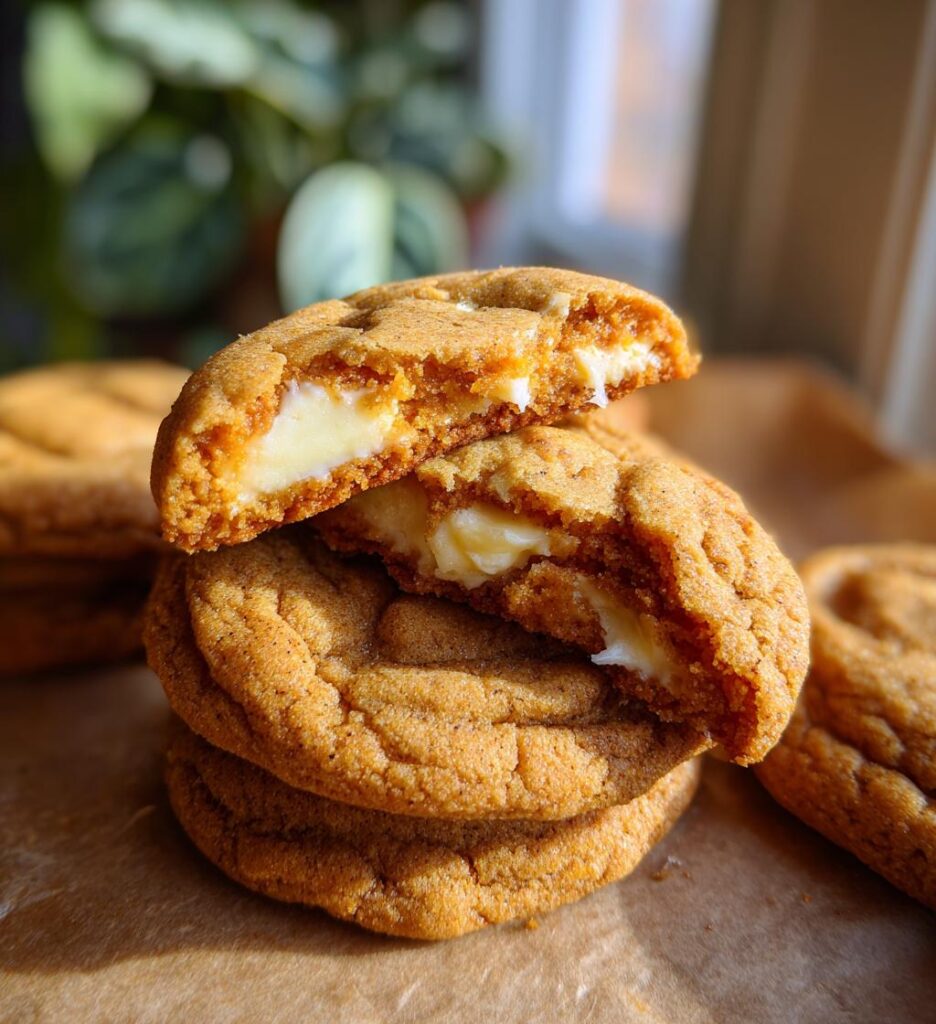 Gingerbread Cheesecake Cookies
