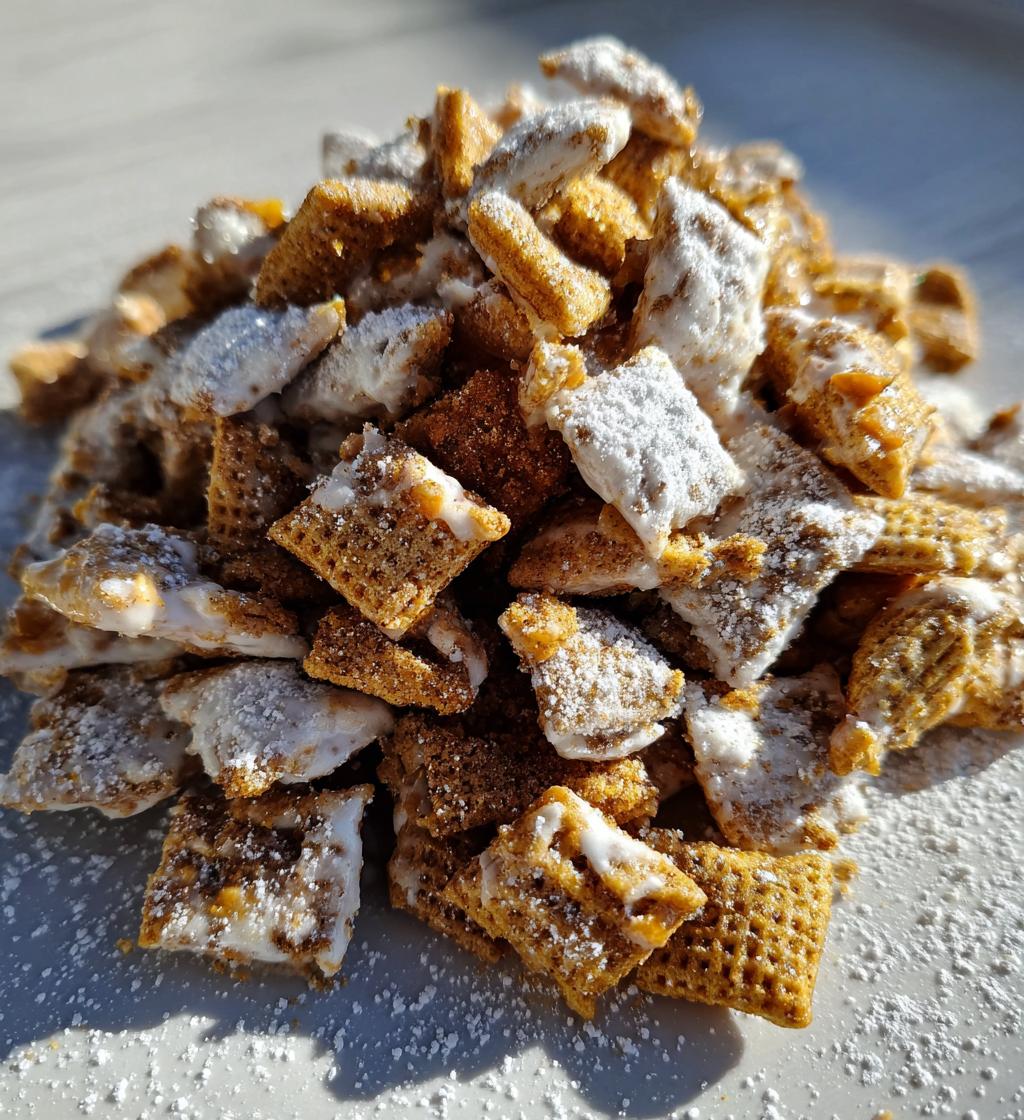 Gingerbread Puppy Chow
