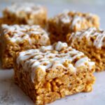 Gingerbread Rice Krispie Treats