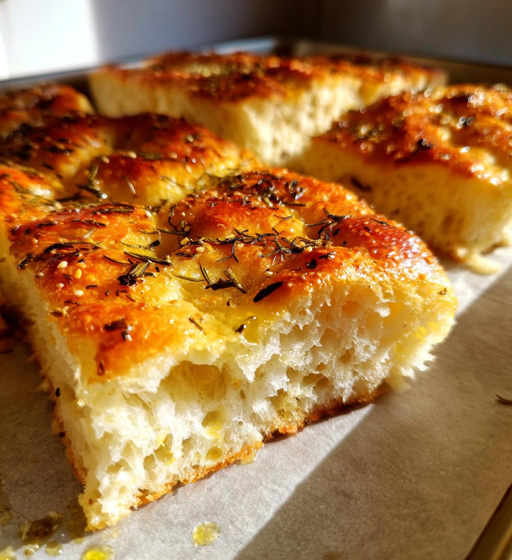 Gluten Free Focaccia Bread - detail 1