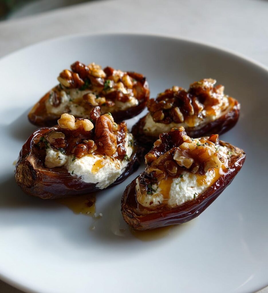 Goat Cheese Stuffed Dates