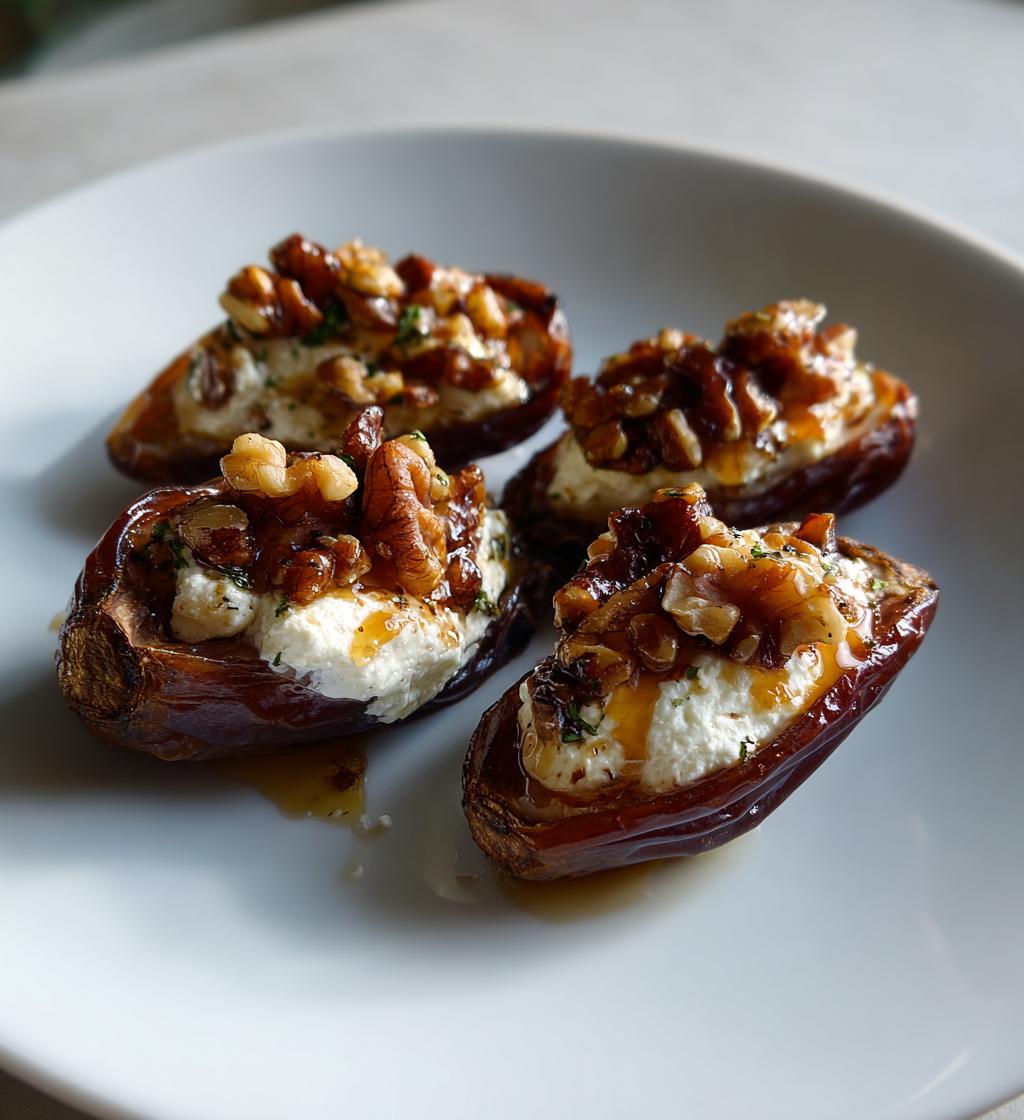 Goat Cheese Stuffed Dates