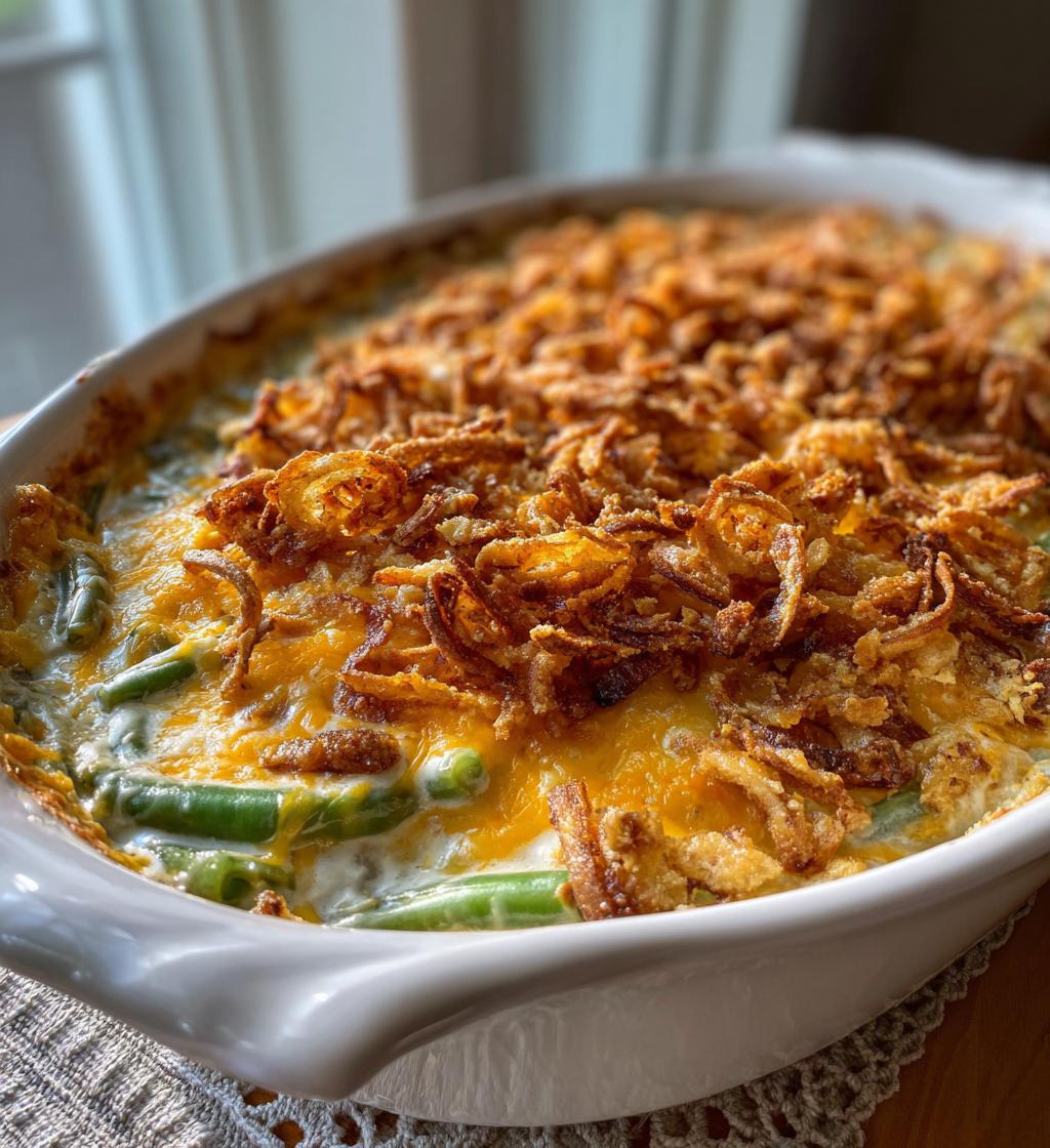 Green Bean Casserole With Cheese - detail 1