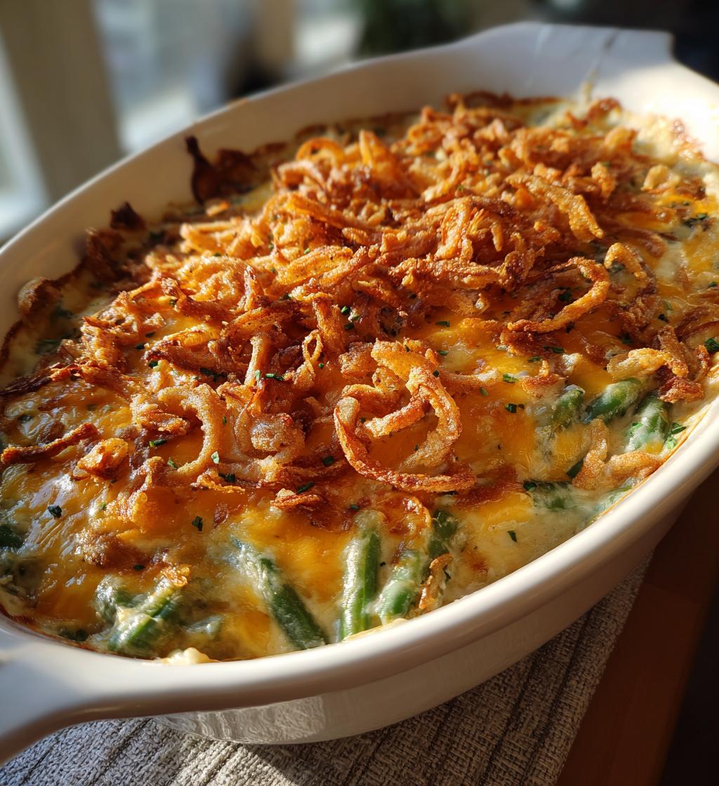 Green Bean Casserole With Cheese