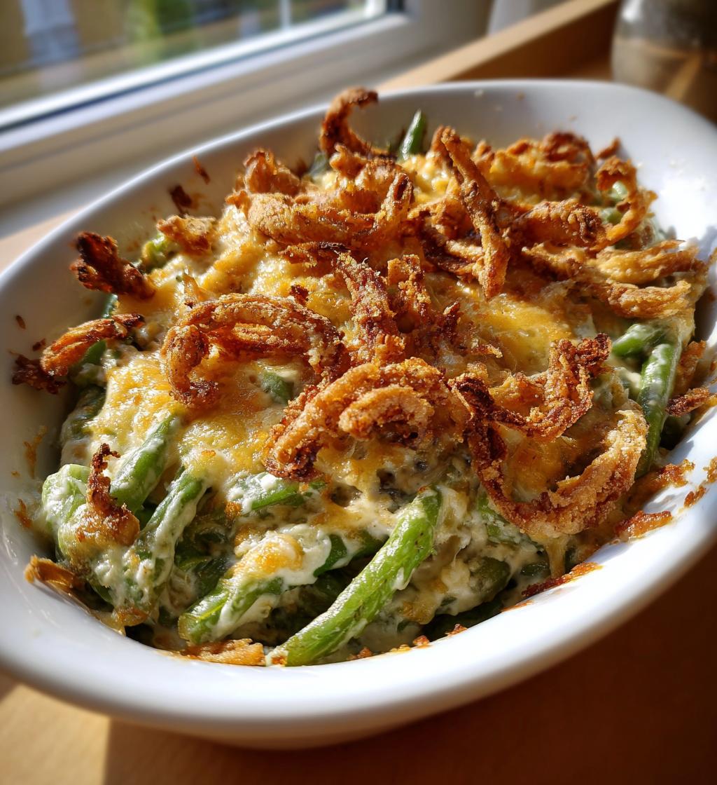 Green Bean Casserole With Cream Cheese