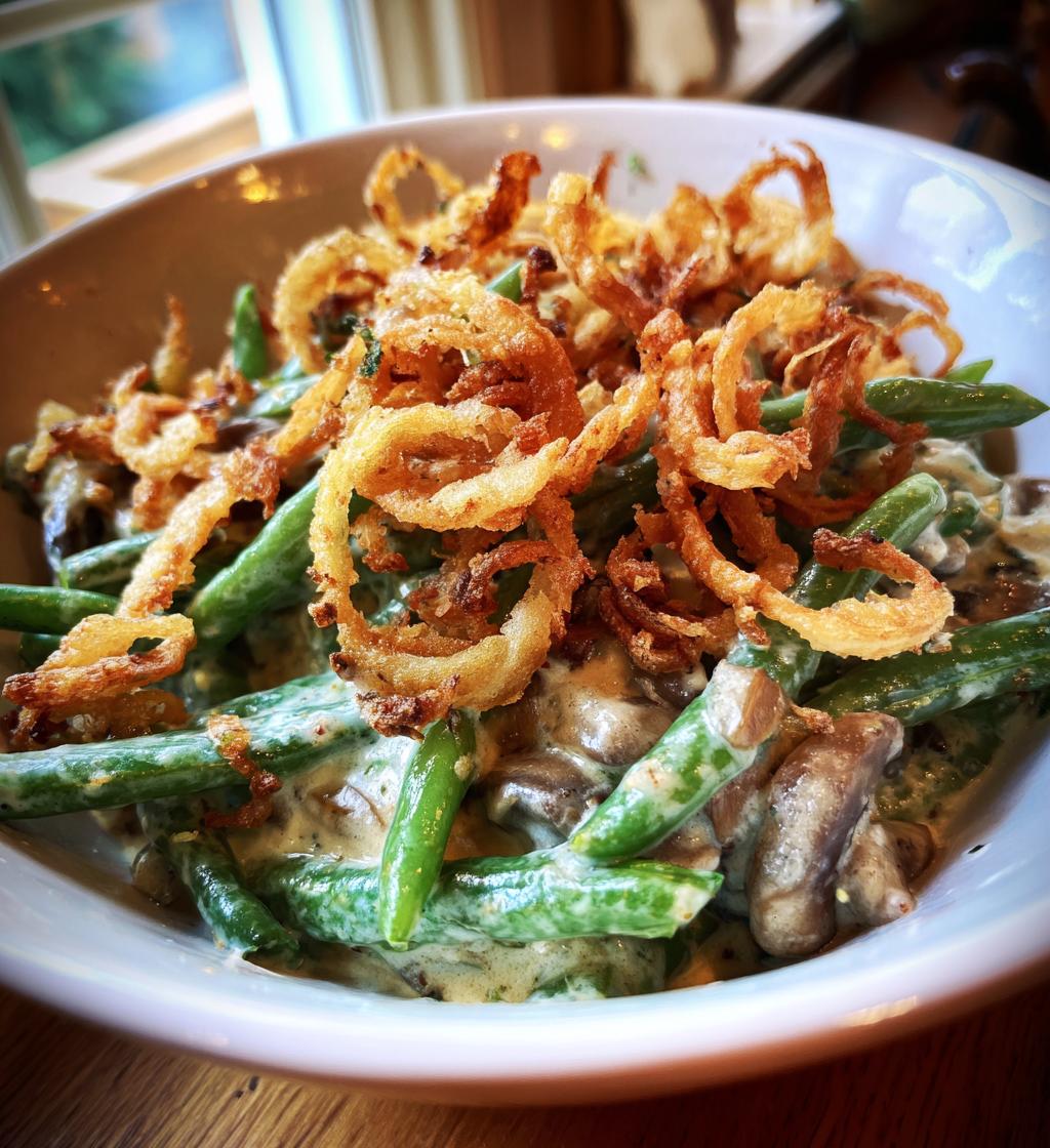 Green Bean Casserole With Fresh Beans - detail 1