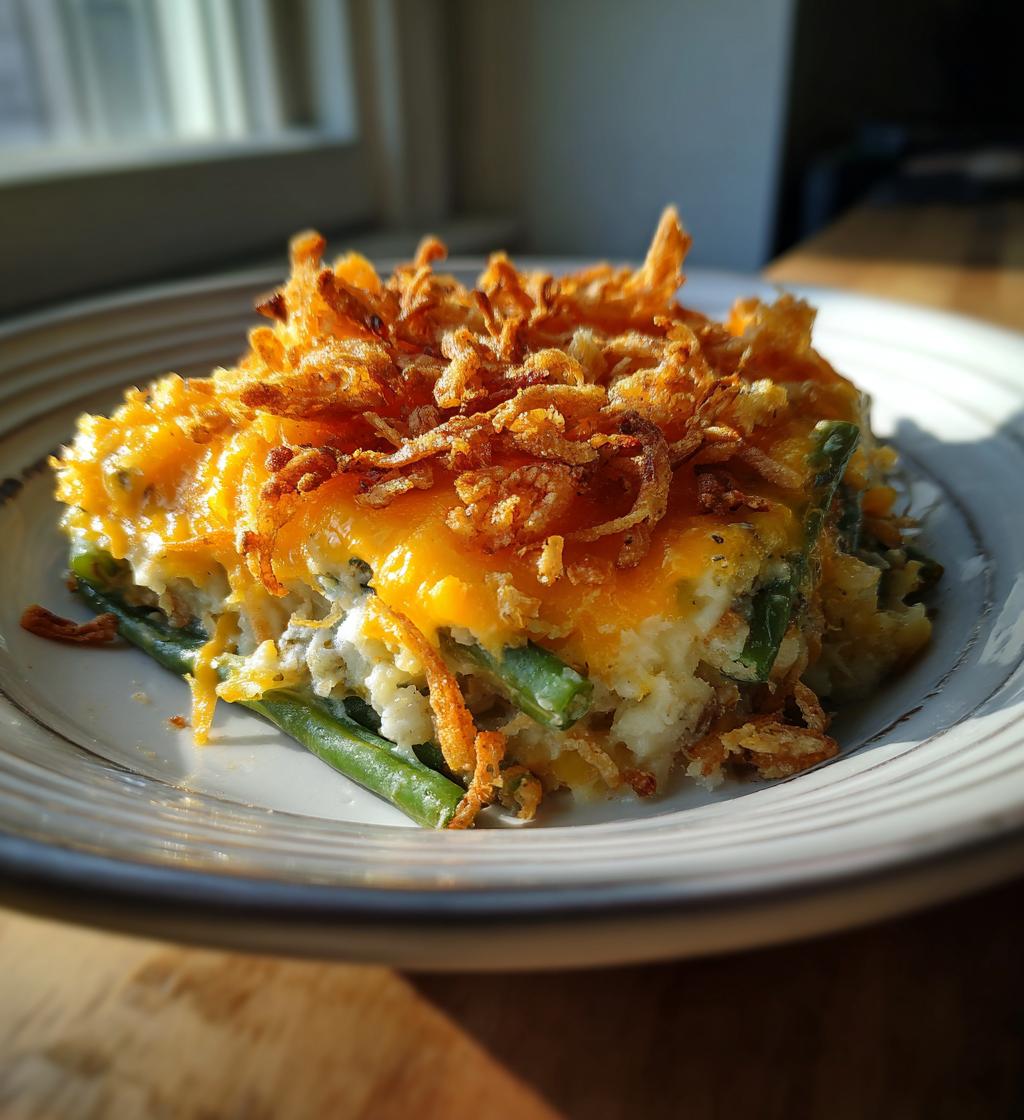 Green Bean Potato Casserole - detail 1