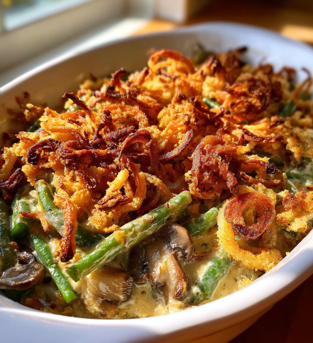 Green Bean Stuffing Casserole - detail 1