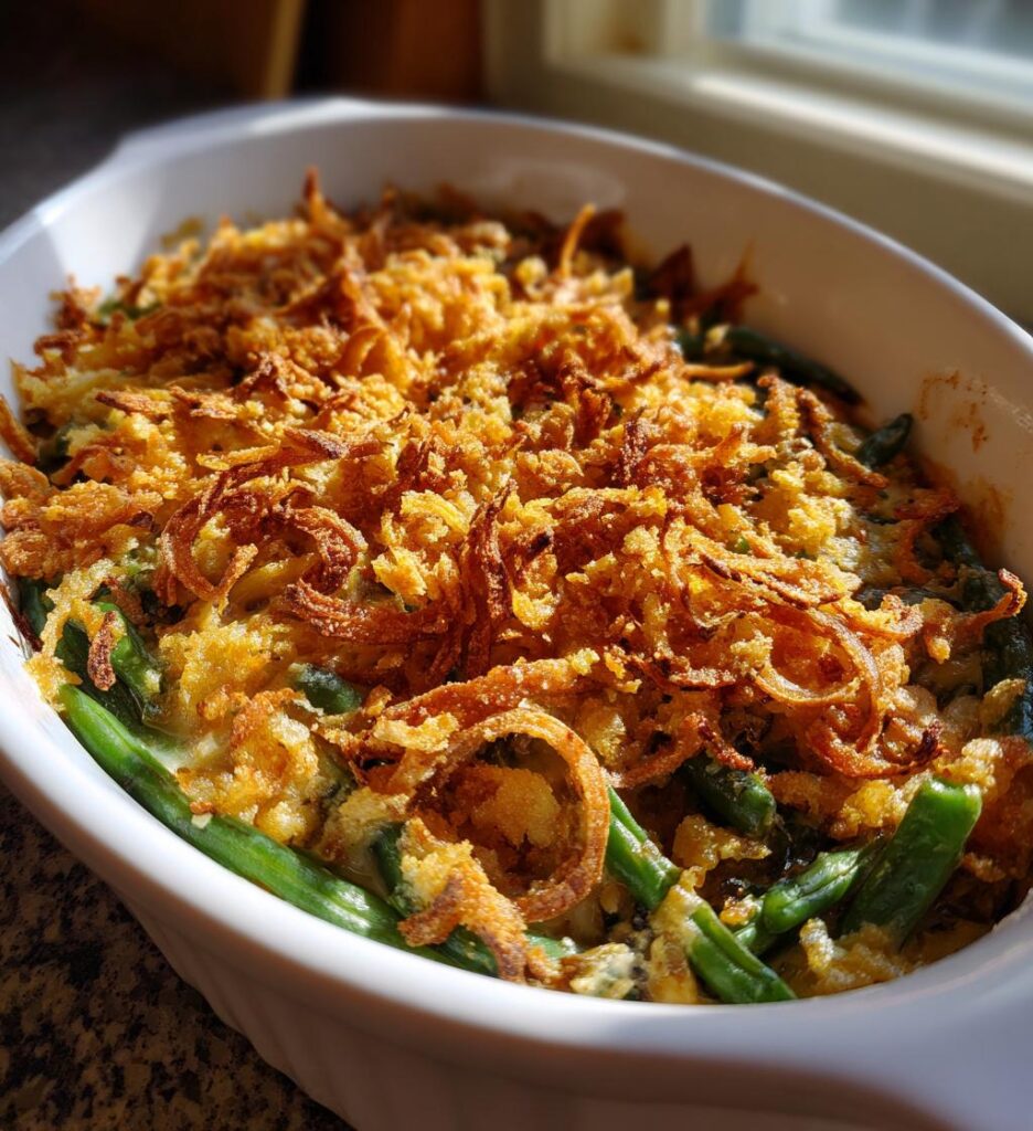 Green Bean Stuffing Casserole