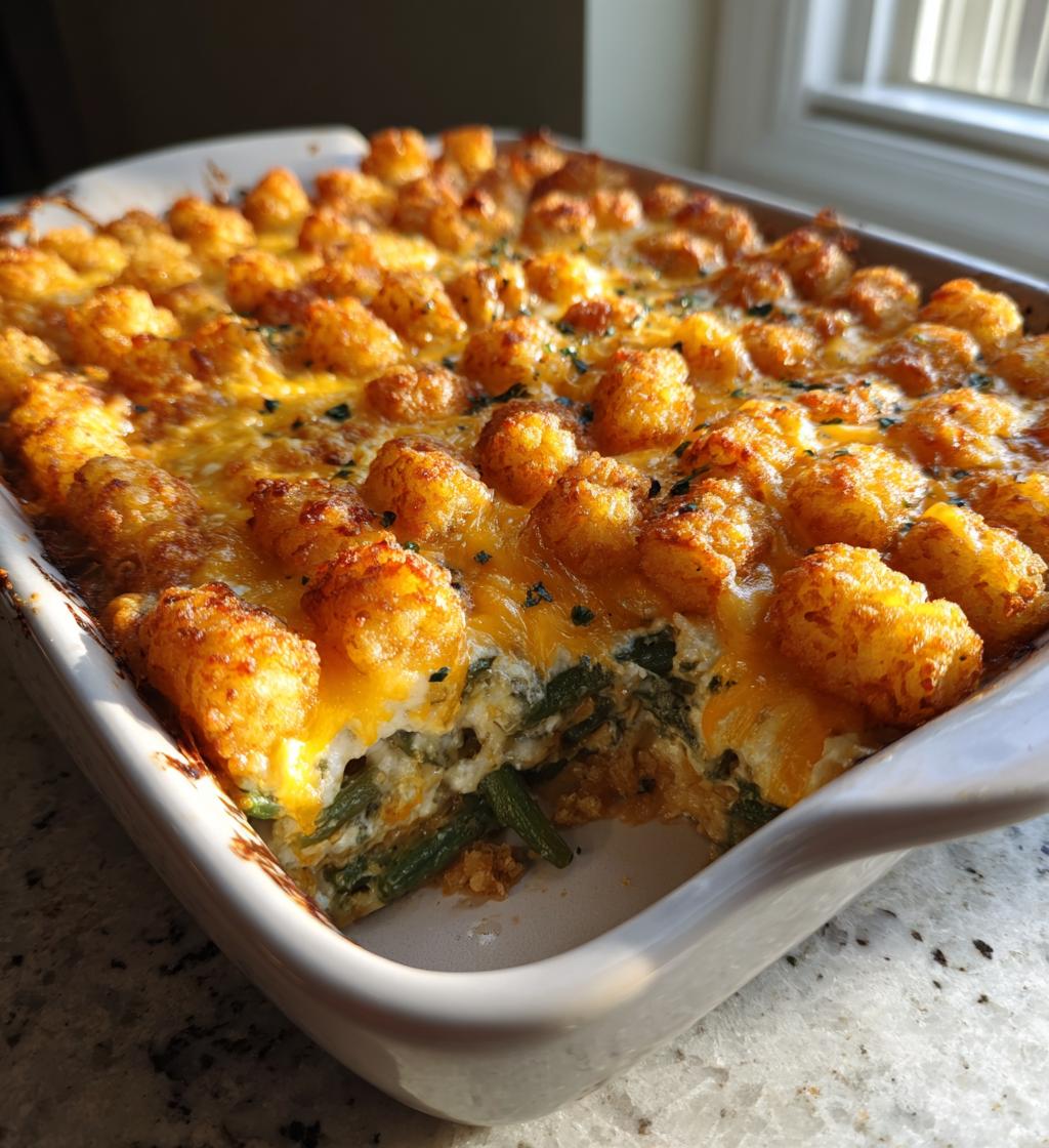 Green Bean Tater Tot Casserole