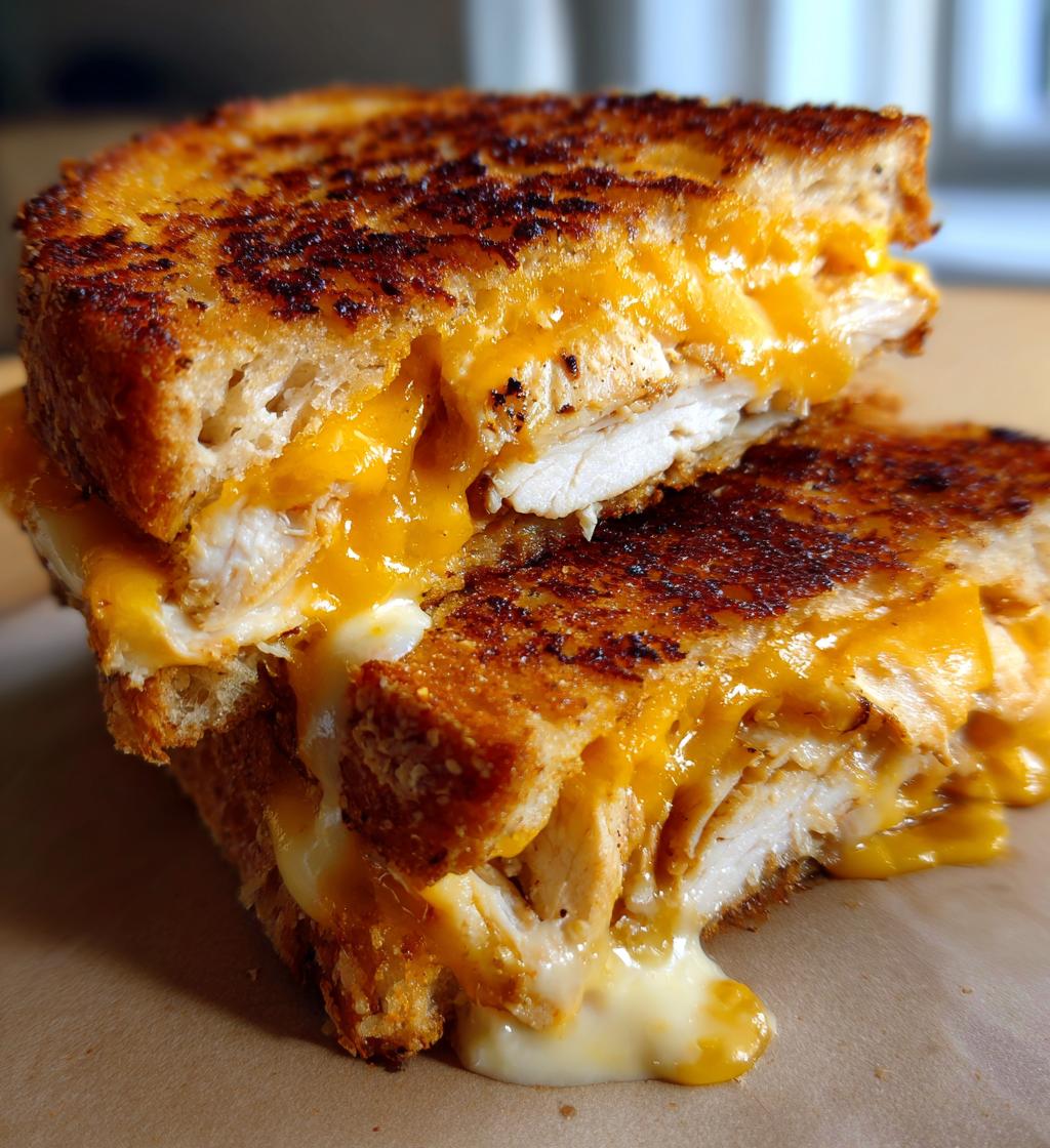 Grilled Ranch Chicken Sandwich Melt