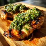 Grilled Salsa Verde Pepper Jack Chicken