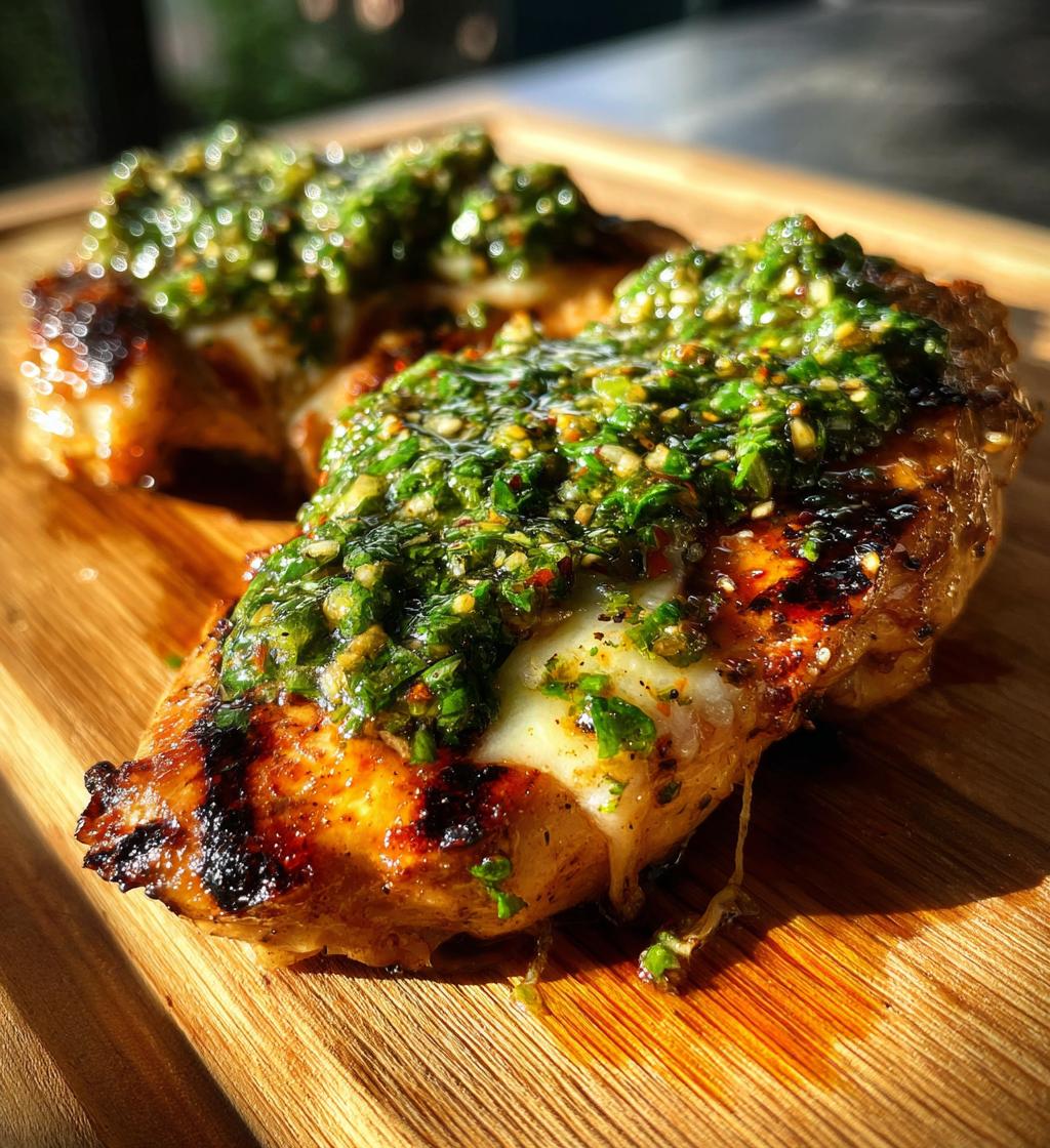 Grilled Salsa Verde Pepper Jack Chicken