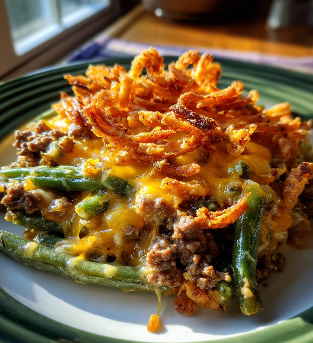Ground Beef Green Bean Casserole