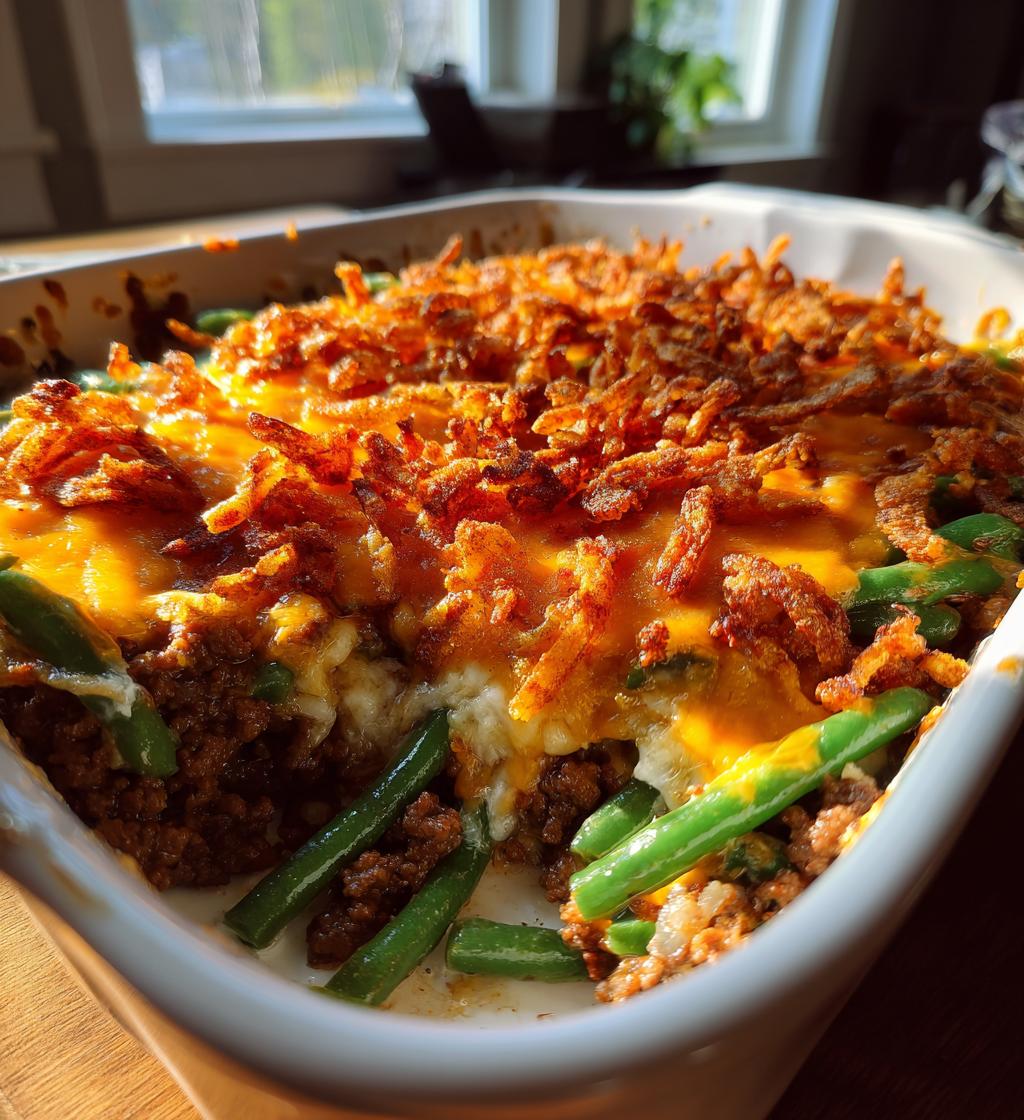 Hamburger Green Bean Casserole