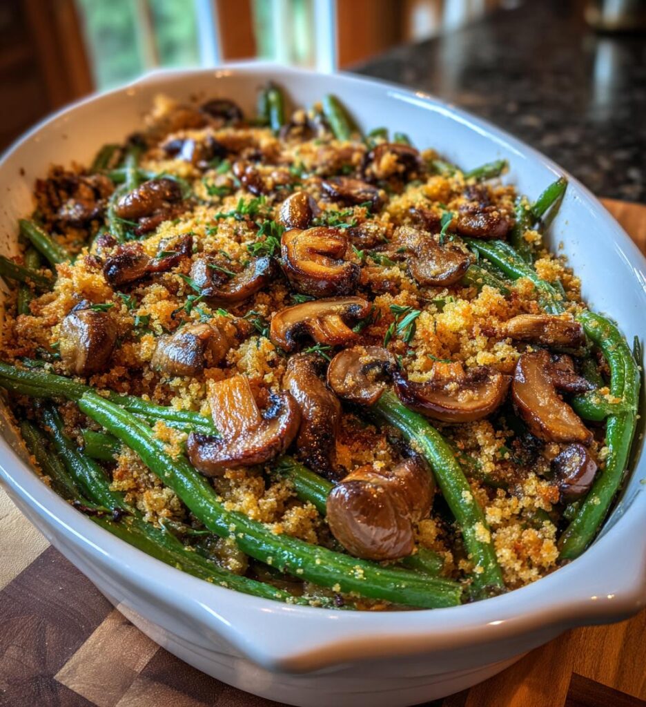 Healthy Green Bean Casserole
