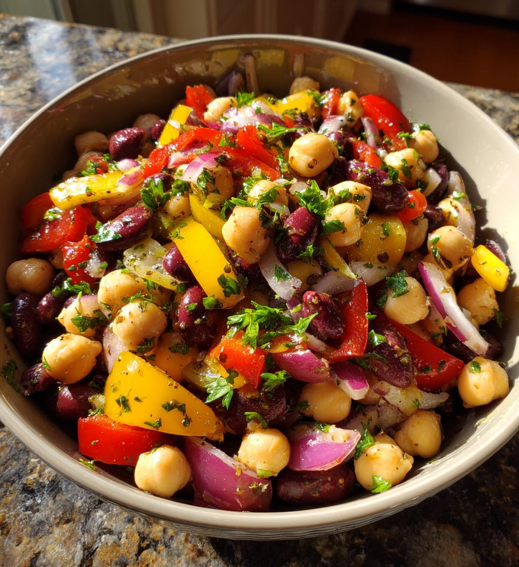 Healthy & High Protein Three Bean Salad - detail 1
