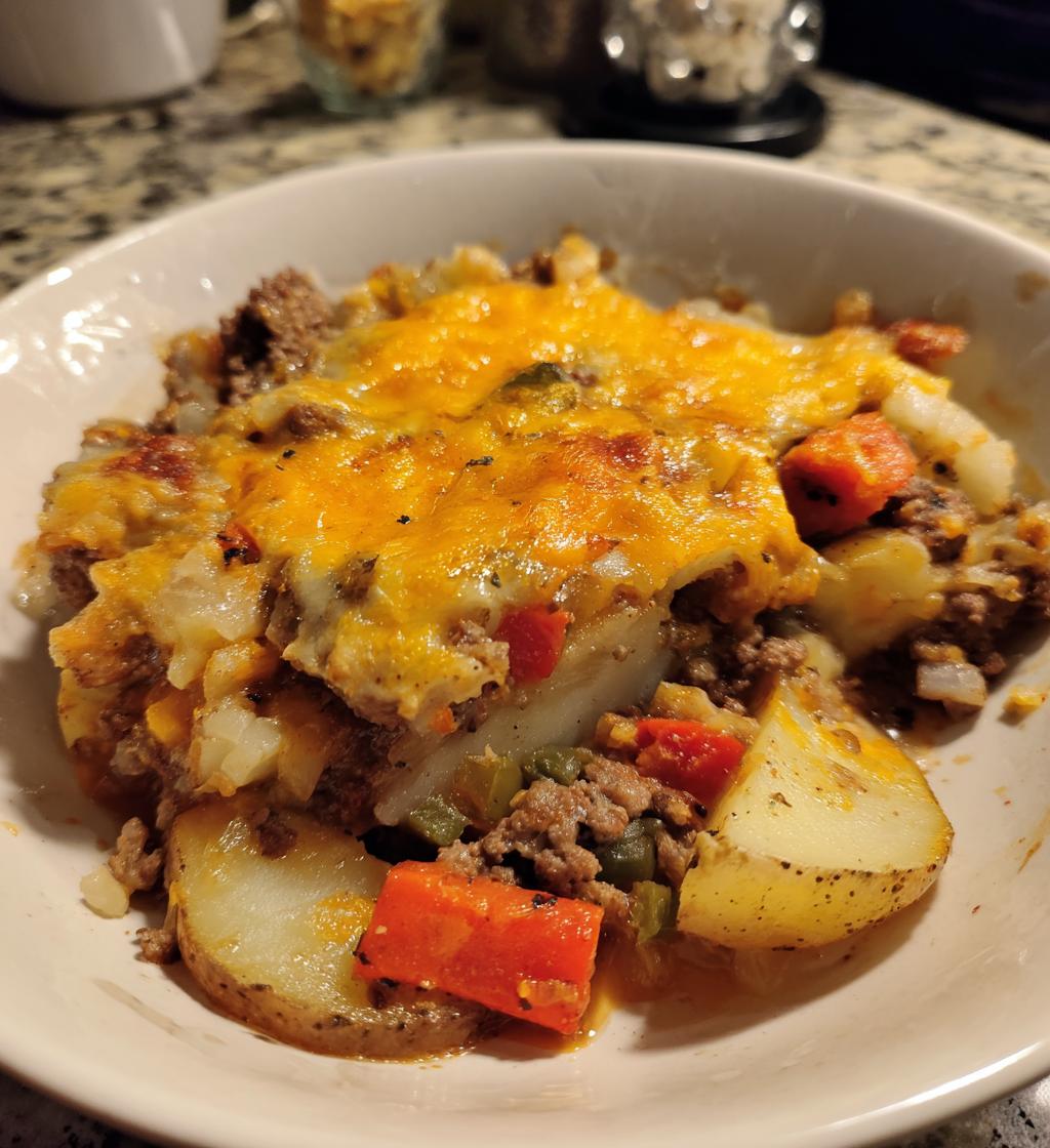 Hobo Ground Beef Casserole