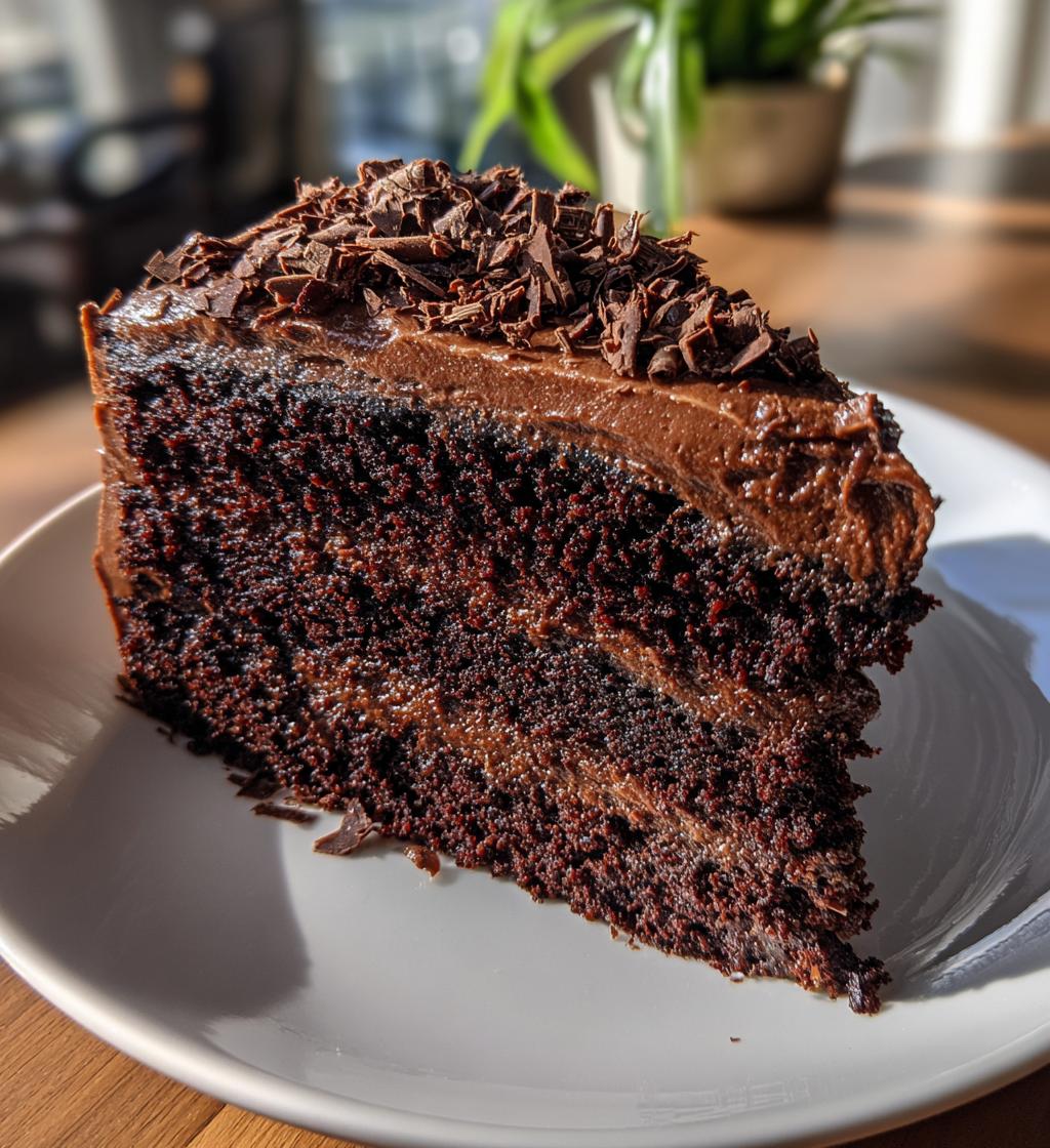 Homemade Chocolate Espresso Cake - detail 1