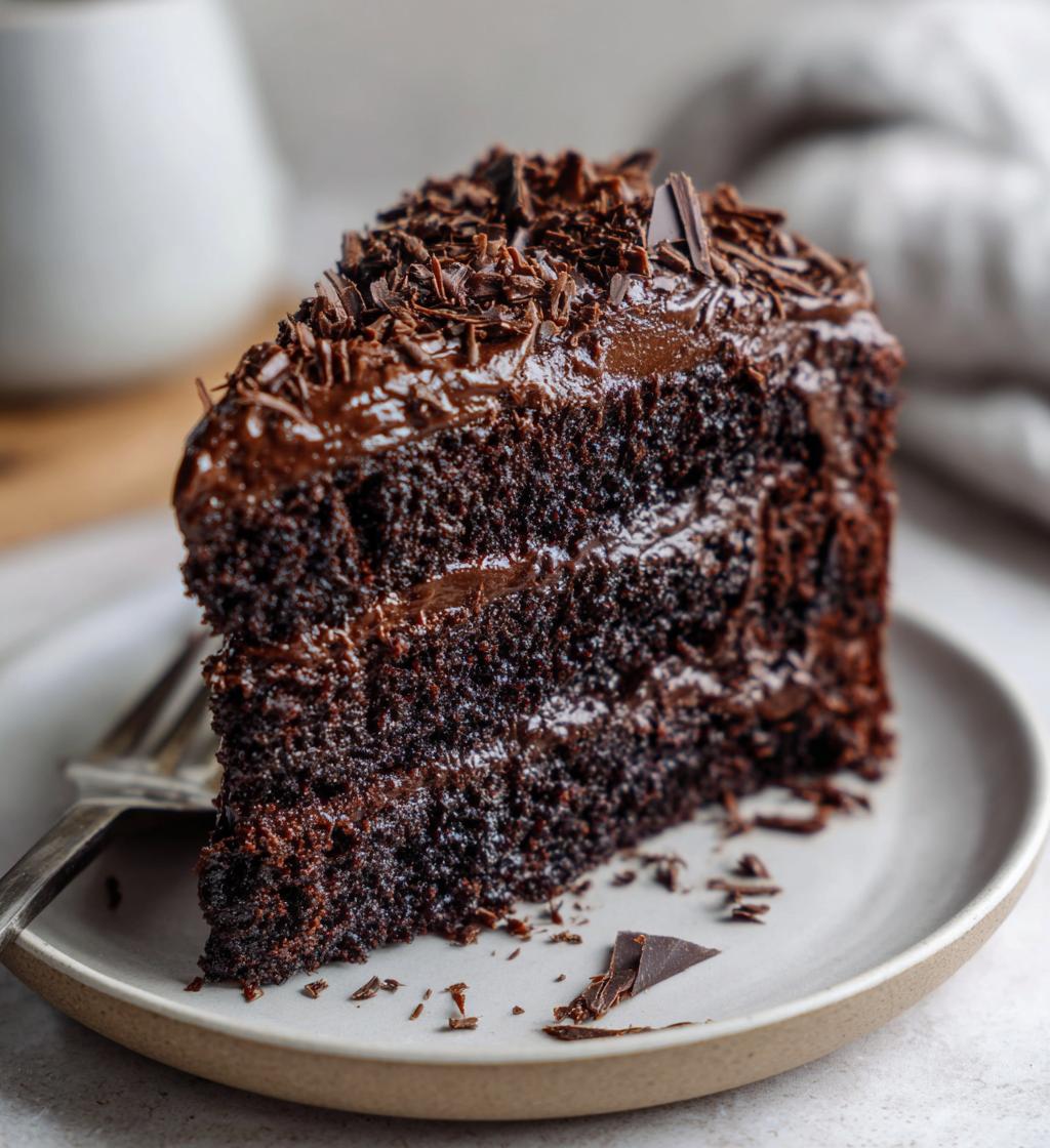 Homemade Chocolate Espresso Cake