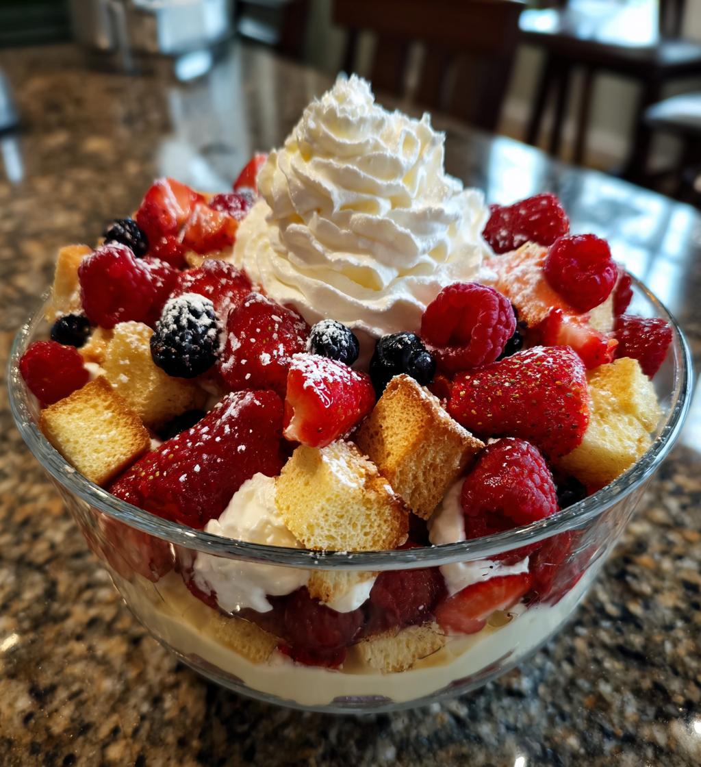 Homemade Christmas Trifle - detail 1